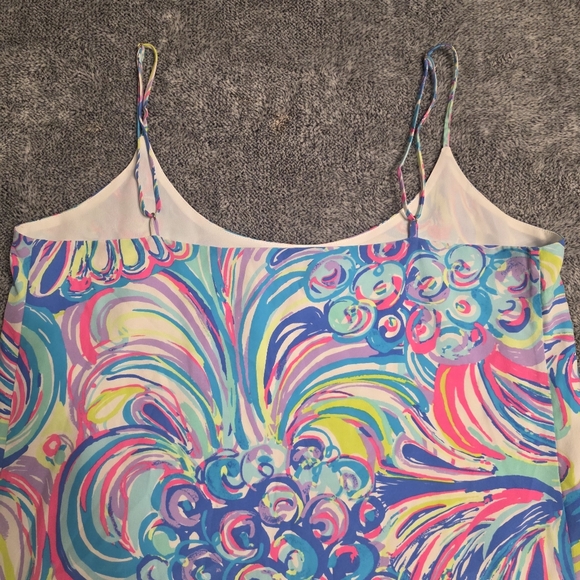 Lilly Pulitzer Zanna Silk Dress Guilty Pleasure Size S - Picture 6 of 8